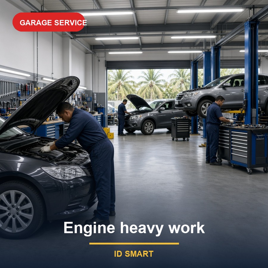Engine heavy work